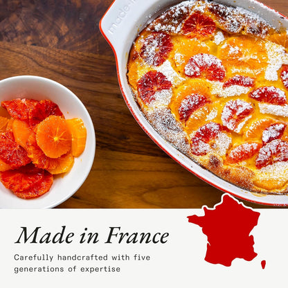 Made In Cookware - Oval Baking Dish - White - Hand Crafted Porcelain - Professional Bakeware - Made in France