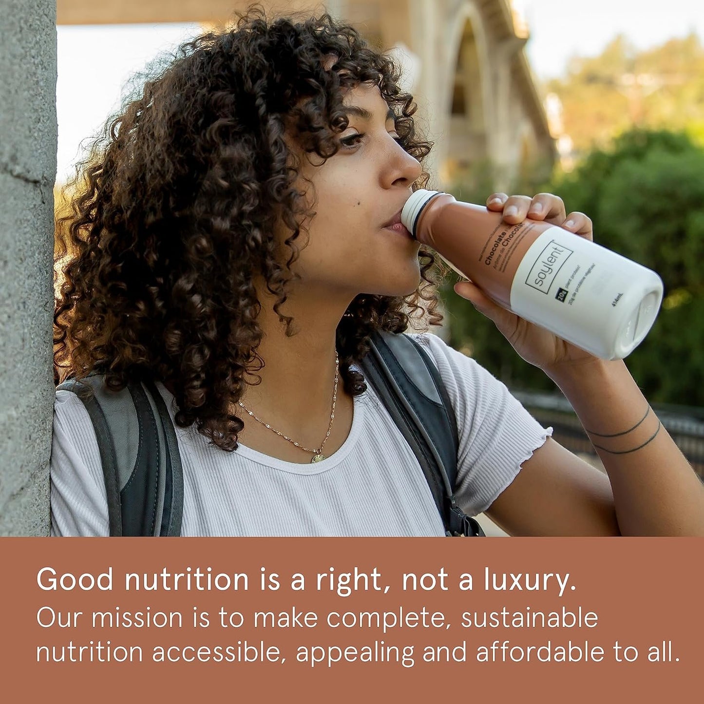 Soylent Plant Based Meal Replacement Shake, Chocolate – Contains 20g Complete Vegan Protein, Ready-to-Drink – 414 ml, 12 Pack