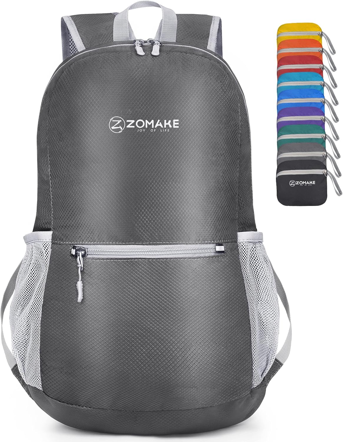 ZOMAK Foldable Backpack - Lightweight Packable Hiking Daypack, 18L Small Travel Pack Water Resistant for Outdoor Camping
