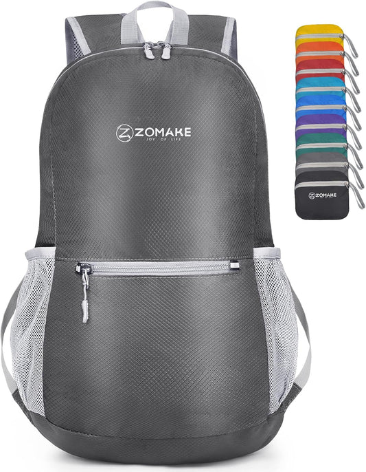 ZOMAK Foldable Backpack - Lightweight Packable Hiking Daypack, 18L Small Travel Pack Water Resistant for Outdoor Camping