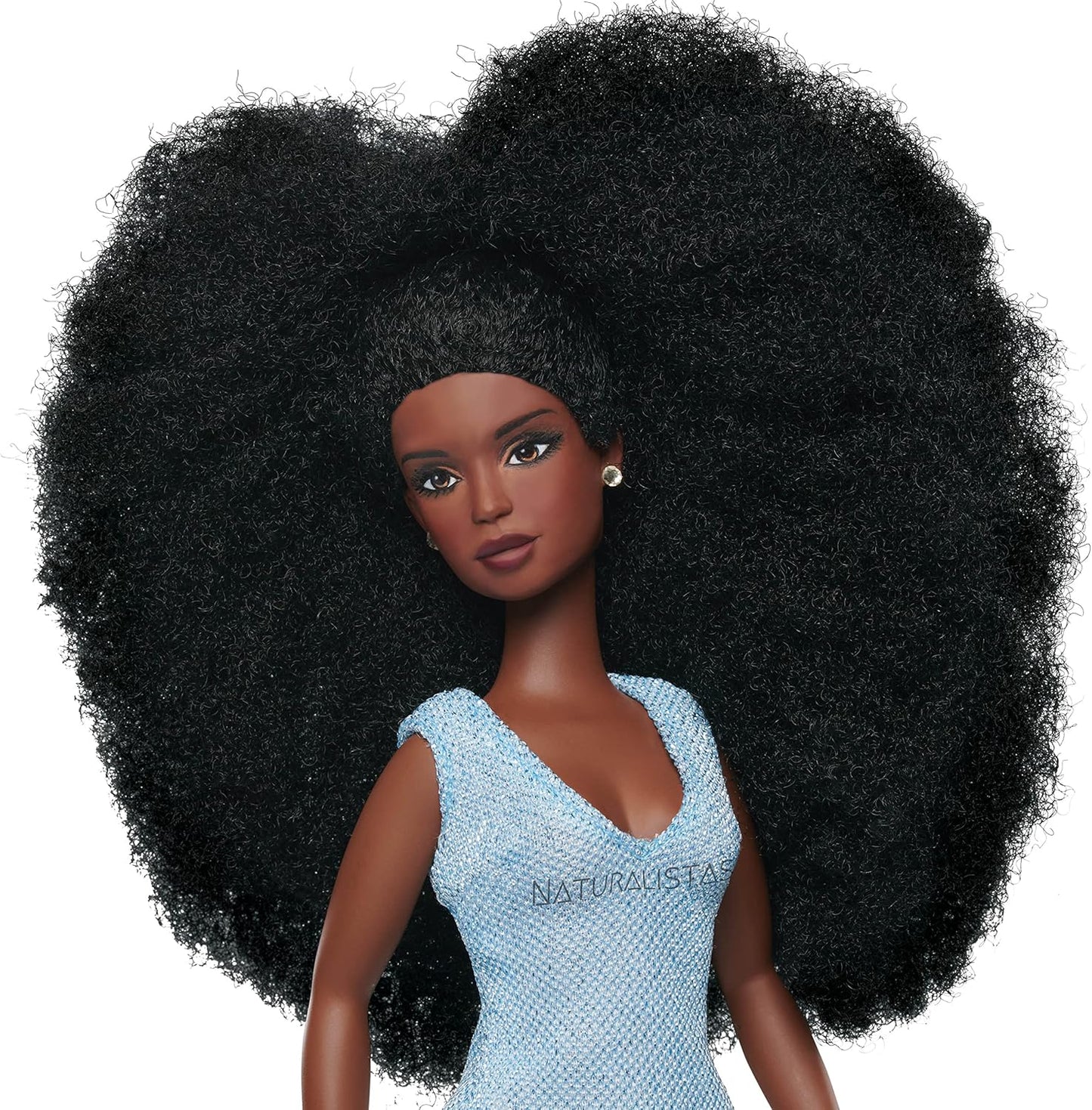 Just Play Naturalistas Liya Doll and Accessories 4C Textured Hair - Deep Brown Skin Tone - Designed and Developed by Purpose Toys