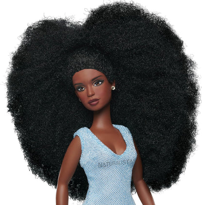 Just Play Naturalistas Liya Doll and Accessories 4C Textured Hair - Deep Brown Skin Tone - Designed and Developed by Purpose Toys