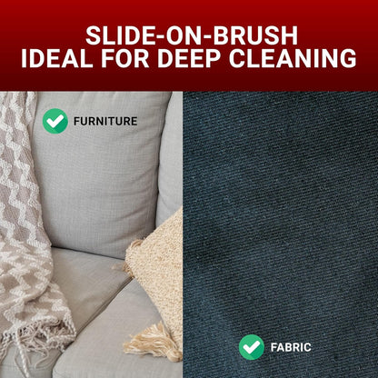 Broan-NuTone by Drainvac CT160G Upholstery Brush for Furniture – Central Vacuum Accessories, Natural Bristles for Deep Cleaning, Durable Build, Compatible with Most Wands