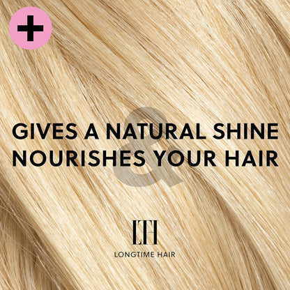 LONGTIME HAIR® Hair Brush for Extensions, Care Brush for Hair Extensions, Wig and Toupees, Natural Boar Bristles and Nylon Bristles, Ideal for Detangling and Caring for Real Hair Extensions