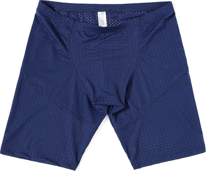 Linemoon Mens Tight Yoga Workout Shorts Mesh Gym Training Shorts