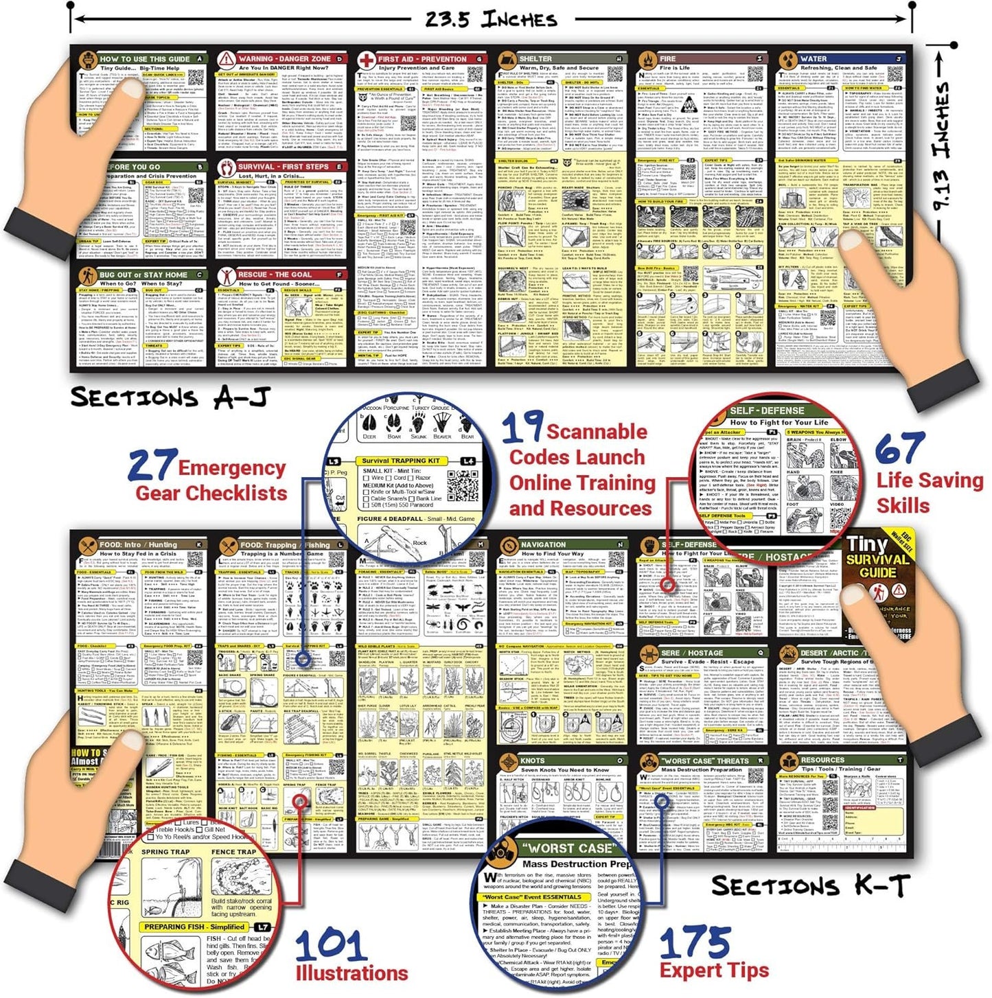 Tiny Survival Guide: A Life Insurance Policy in Your Pocket - The Ultimate Survive Anything Everyday Carry: Emergency, Disaster Preparedness Micro-Guide