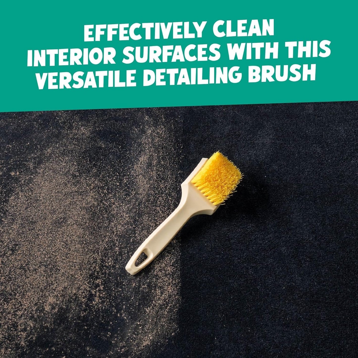 Chemical Guys ACCG25 Induro 7 Heavy Duty Nifty Interior Carpet/Upholstery Detailing Brush