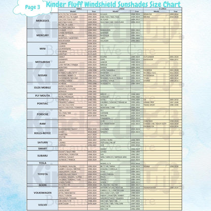 Kinder Fluff Windshield Sun Shade -Certified Automotive Accessories Blocking 99.87% UVR- Sunshades Protector for Steering Wheel, Car Seat & Car Accessories Interior - Window Shade (Large)