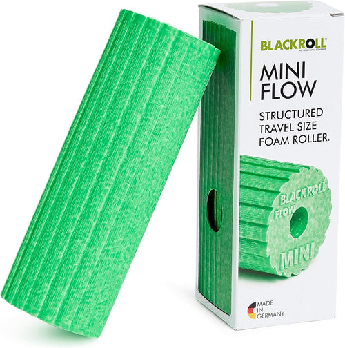 BLACKROLL - Mini Flow Foam Roller, Portable Massage Tool for Feet, Hands, and Arms, Ideal for Travel and Plantar Fasciitis Relief, Great for Exercise, Massage, and Muscle Recovery, 6" x 2"