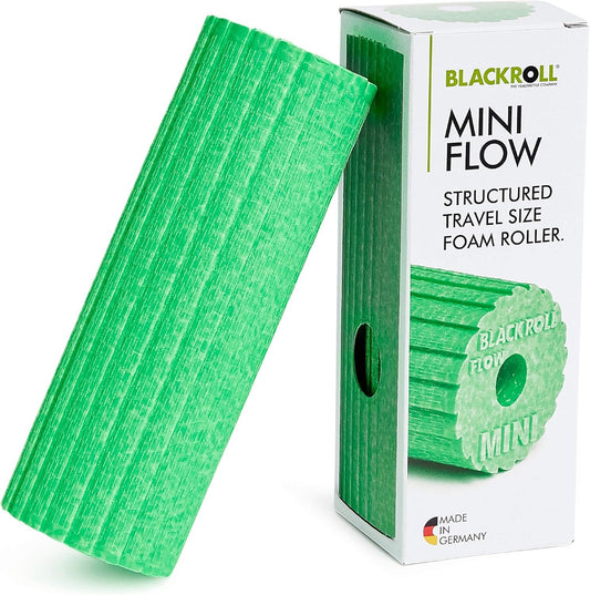 BLACKROLL - Mini Flow Foam Roller, Portable Massage Tool for Feet, Hands, and Arms, Ideal for Travel and Plantar Fasciitis Relief, Great for Exercise, Massage, and Muscle Recovery, 6" x 2"