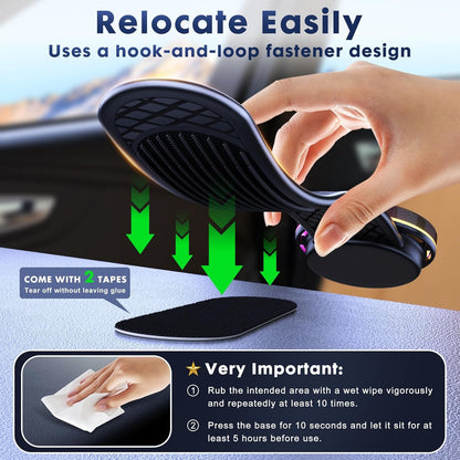 Pocaton for MagSafe Car Mount Charger, Magnetic Wireless Charger Car 15W Ultra Fast Charging Powerful Magnet Adjustable Angle Stability Easy Installation Phone Holder Car with Charging Function