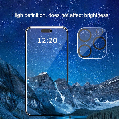 Ailun 3Pack Privacy Screen Protector for iPhone 16 Pro Max [6.9 inch]+3Pack Camera Lens Protector,Dynamic Island Compatible,Anti Spy Tempered Glass[9H Hardness]-HD