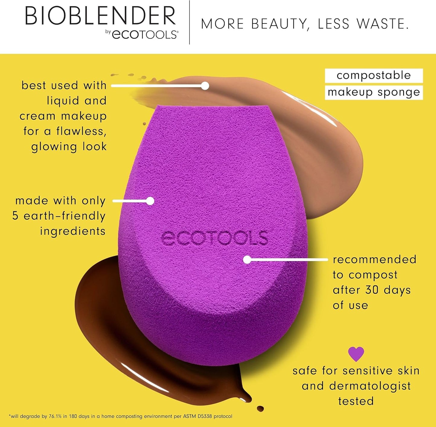 Bioblender - Esponja De Maquillaje Biodegradable Ecotools