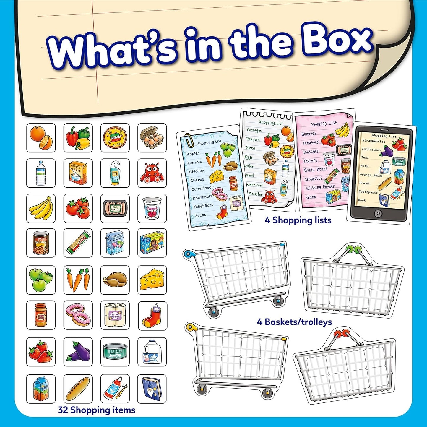 Orchard Game - Shopping List