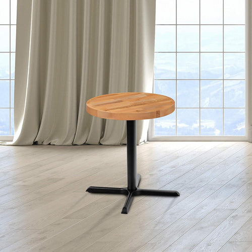 Flash Furniture 24" Round Butcher Block Style Table Top, Natural