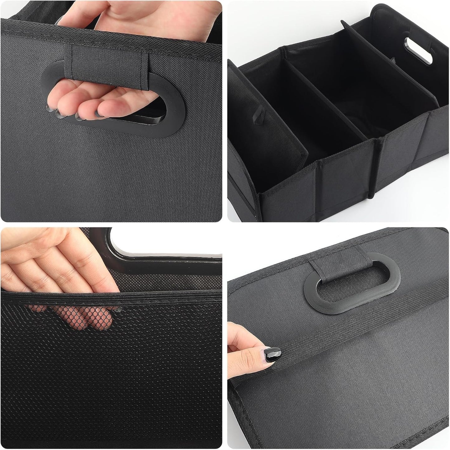 Car Trunk Organizer,Collapsible Trunk Organizer for Car Storage Organizer with High Volume,Universal Car Accessories Car Organizer Trunk for Most Cars SUVs Trucks