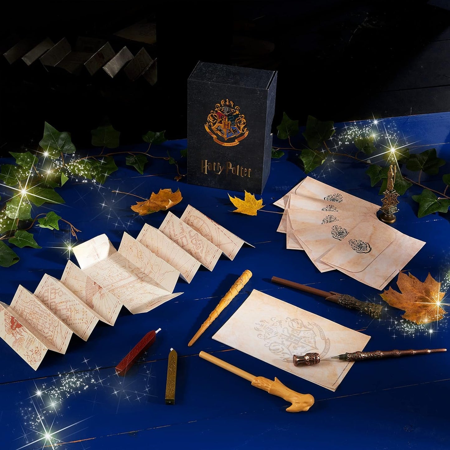 Harry Potter Stationery Set with Magic Pens, Envelopes, Writing Paper, Children and Adults, Letter Writing Set