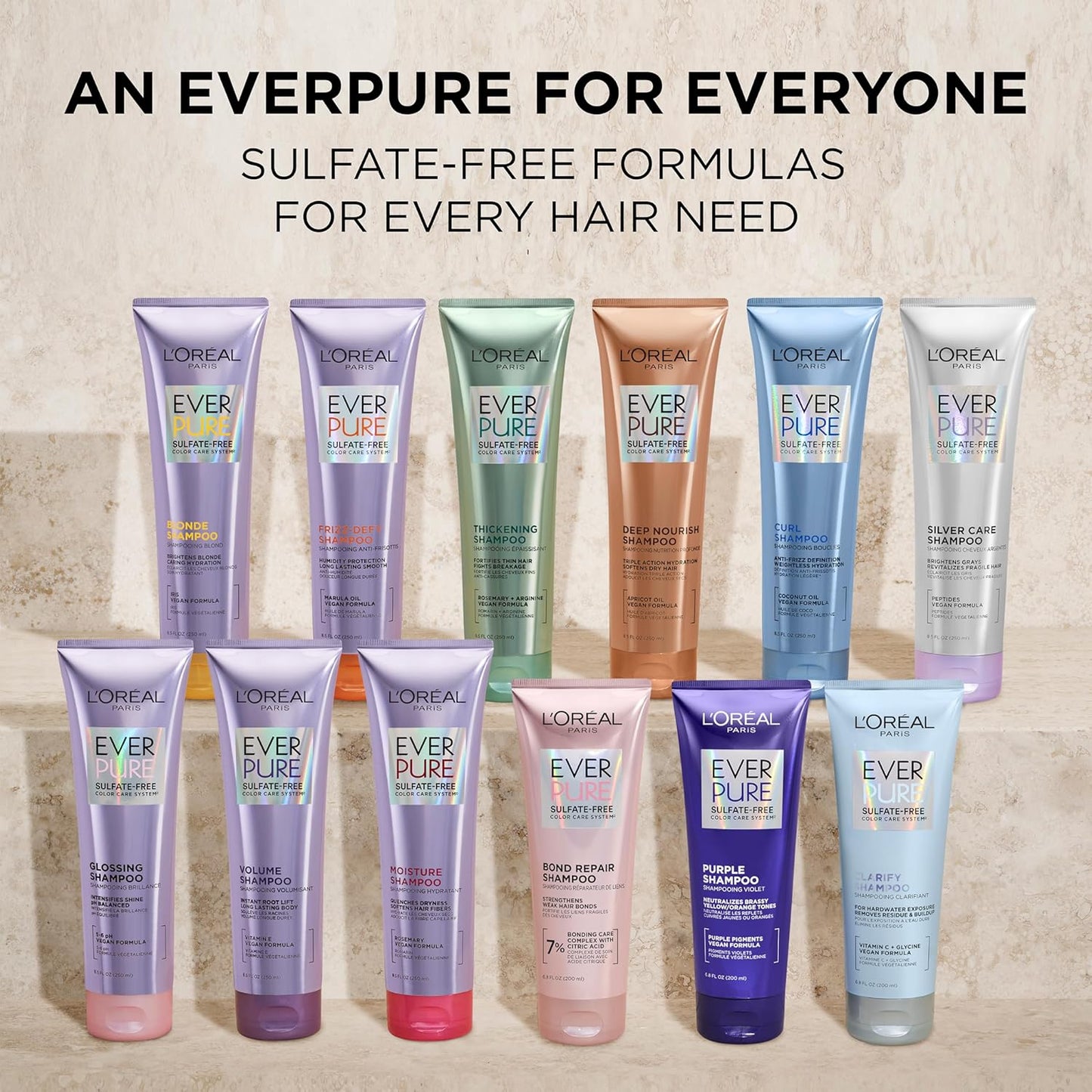 L'Oreal Paris Ever Strong Thickening Shampoo, 8.5 Ounce
