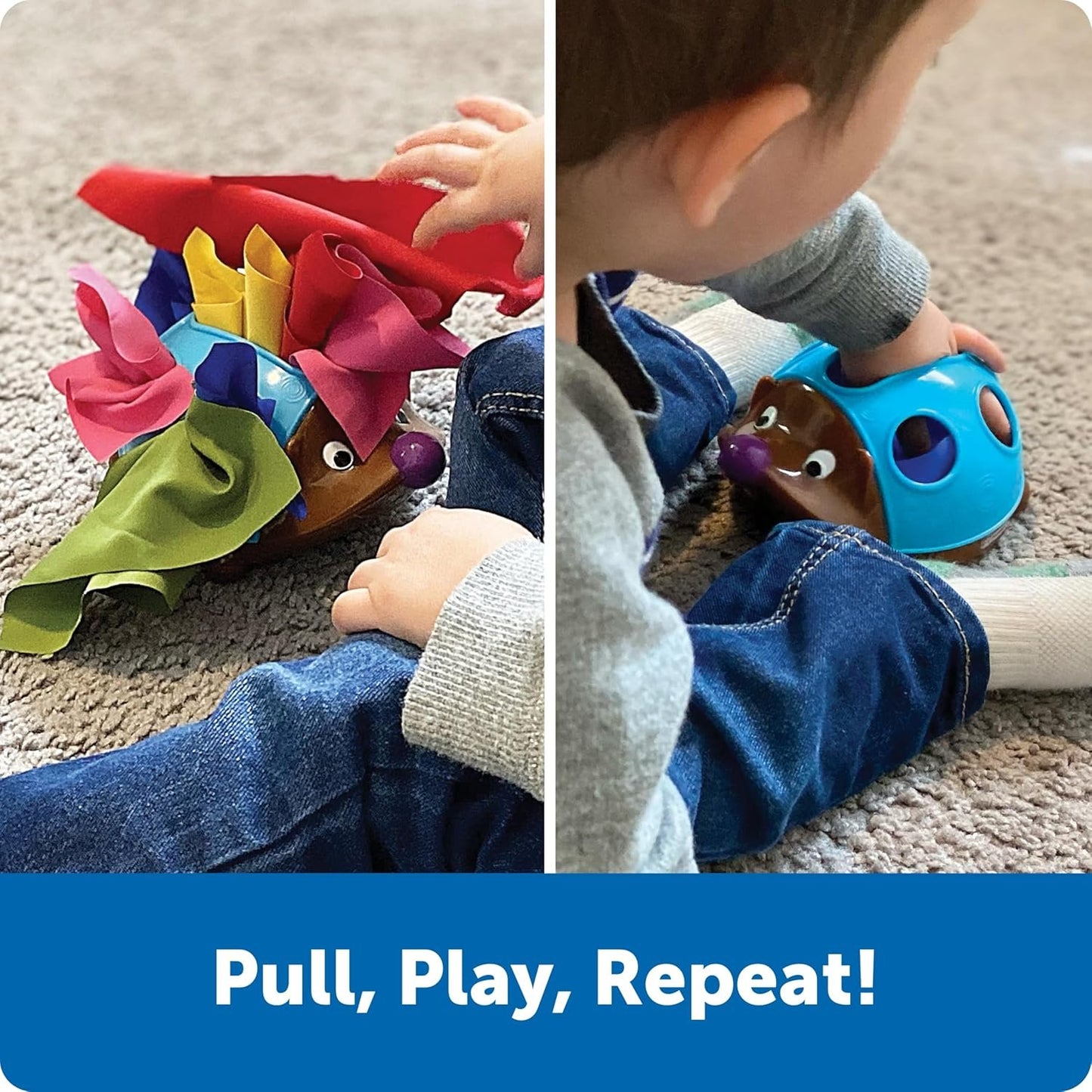 Learning Resources Spike The Fine Motor Hedgehog Tissue Pal, 11 Pieces, Ages 18 Months+, Learning Toys, Baby Toys, Educational Toys, fine Motor Skills,Montessori Toys