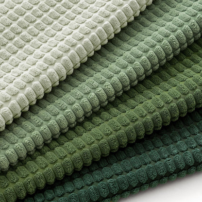 MIULEE Forest Green Decorative Pillow Covers 18x18 Inch Set of 4 Boho Western Farmhouse Throw Pillows Corduroy Couch Pillowcases Industrial Home Decor for Sofa Cushion Living Room Bed