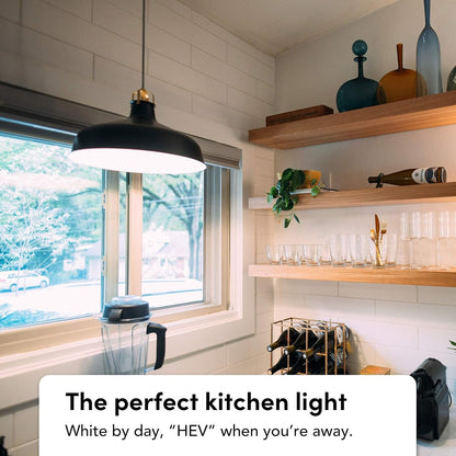 LIFX Clean A60 1200 lumens [E27 Edison Screw], Full Colour with Antibacterial HEV, Wi-Fi Smart LED Light Bulb, No bridge required, Compatible with Alexa, Hey Google, HomeKit and Siri.