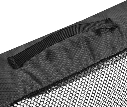 Amazon Basics Large Travel Cube Organizer Set, Black, Set of 4 Packing Cubes - Large