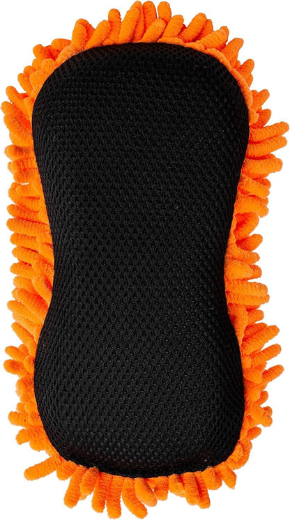 SCRUBIT Microfiber Car Wash Sponge Non-Scratch Microfibers for Cleaner Cars, Great for Everyday Cleaning - Automobile Cleaning Sponges Essential Part of Any Car Wash Kit (1 Pack)