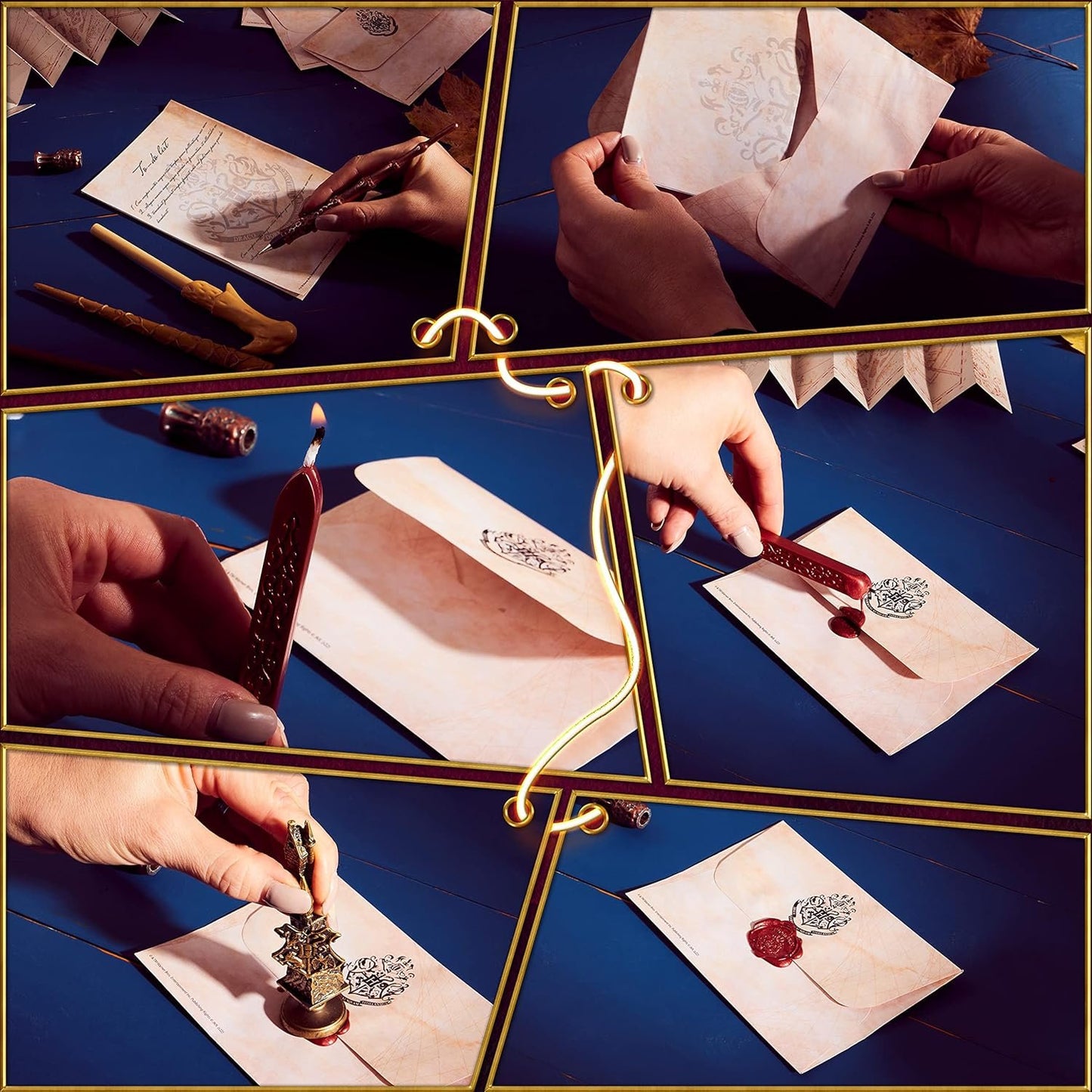 Harry Potter Stationery Set with Magic Pens, Envelopes, Writing Paper, Children and Adults, Letter Writing Set