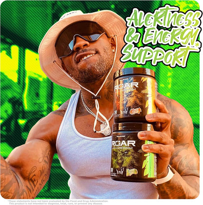 Rule1 R1 Roar Ferocious Pre-Workout Powder 270 g, Lemon Lime (30 Servings)