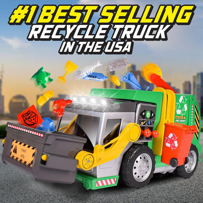 Maxx Action Recycle Series Realistic Play Vehicle Trucks