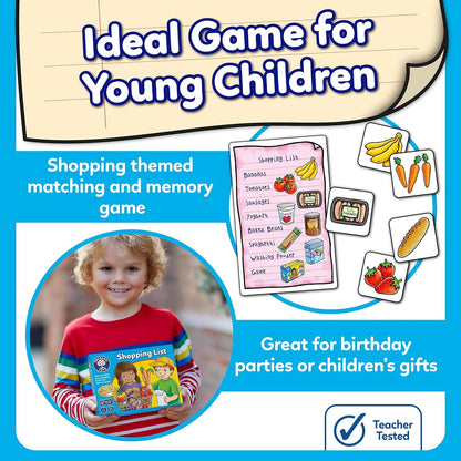 Orchard Game - Shopping List