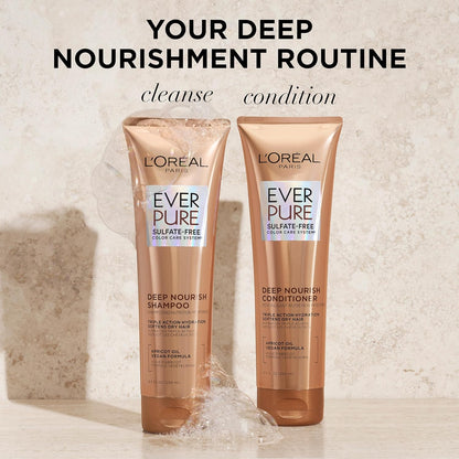 L'Oréal Paris EverCreme Sulfate Free Deep Nourish Conditoner, 8.5 fl. oz.