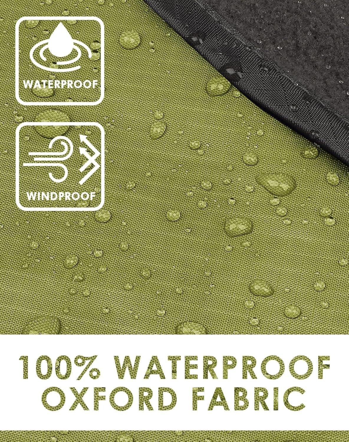 DUKUSEEK Waterproof Blanket Outdoor, Hooded Blanket Poncho - Large (79x56), Portable, Windproof Fleece Blankets for Cold Weather Camping, Picnic, Sports, Boat, Dogs, Festivals, Car, Emergency