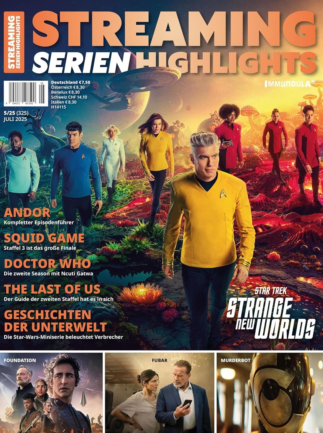 STREAMING SERIEN HIGHLIGHTS. Ausgabe Juli 2025 (#325)