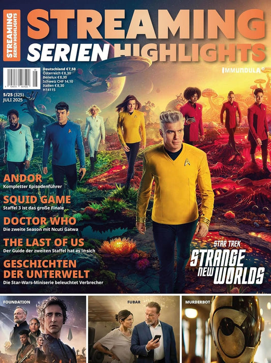 STREAMING SERIEN HIGHLIGHTS. Ausgabe Juli 2025 (#325)