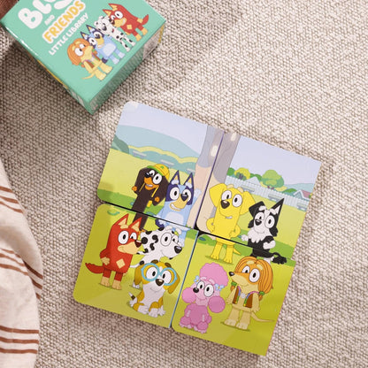 Penguin Bluey and Friends Little Library 4 in 1 Book - Board Book - 01 August 2023: 4 Books in 1