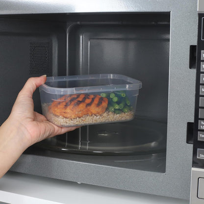 Sistema KLIP IT PLUS Food Storage Containers | 6 Piece Airtight Containers Set (2 x 400 ml, 3 x 1 l & 1 x 2.2 l) | Leak-Proof Seal | Easy Locking Clips | BPA-Free