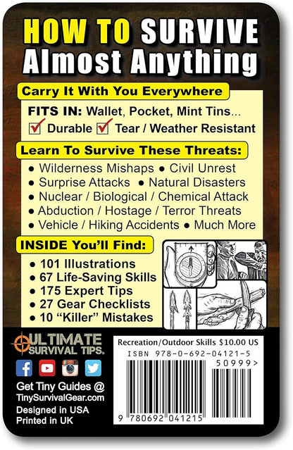 Tiny Survival Guide: A Life Insurance Policy in Your Pocket - The Ultimate Survive Anything Everyday Carry: Emergency, Disaster Preparedness Micro-Guide