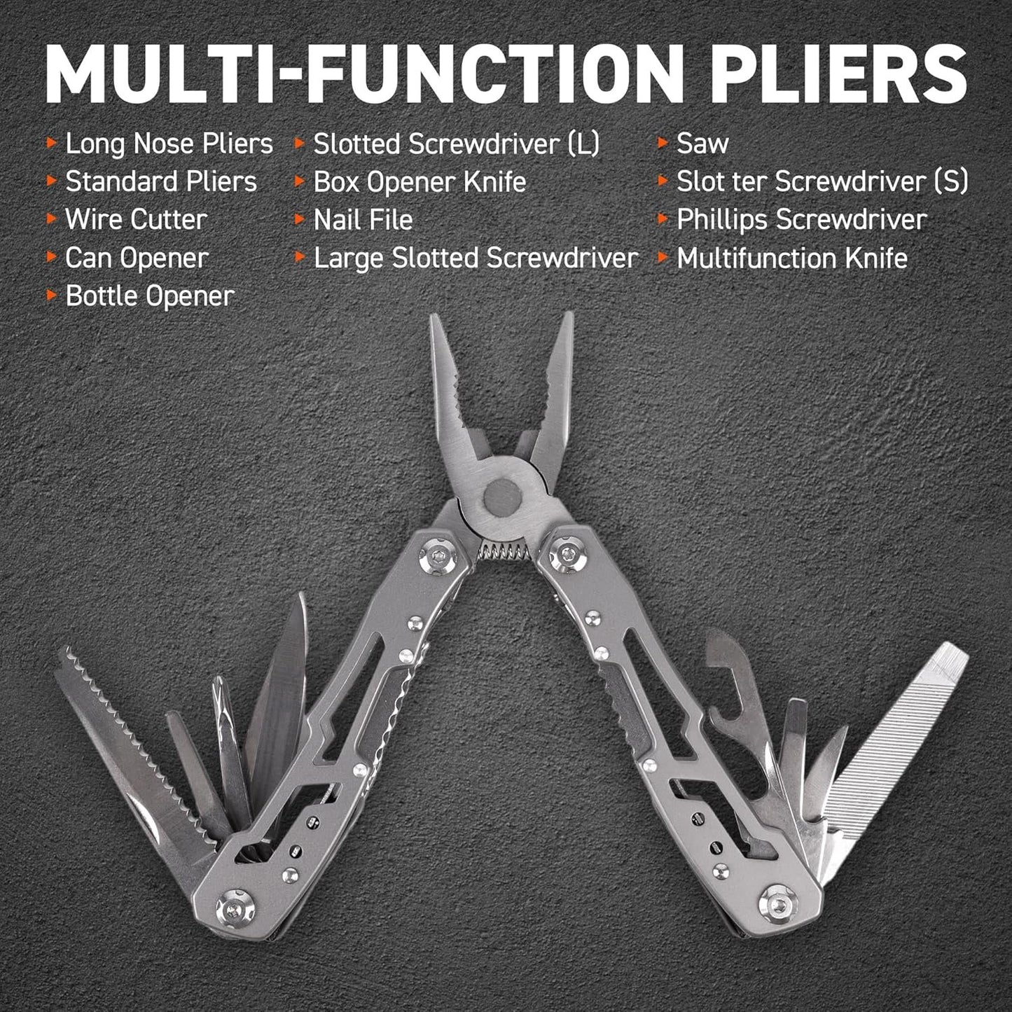 72HRS Multipurpose 16 in 1 Emergency Survival kit, Multitool kit, Survival Gear & Equipment for Hiking, Camping, Fishing, Hunting & Outdoor, Corporate Gift