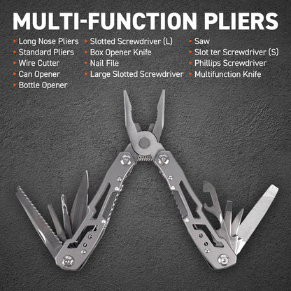 72HRS Multipurpose 16 in 1 Emergency Survival kit, Multitool kit, Survival Gear & Equipment for Hiking, Camping, Fishing, Hunting & Outdoor, Corporate Gift