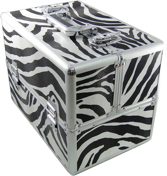 DynaSun Alu Design Beauty Case Trinket Box Makeup Cosmetic Bag