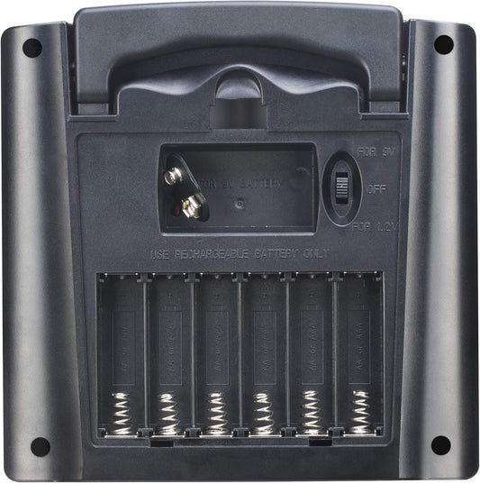 Sunway Solar AA AAA Battery Charger for Rechargeable Batteries 1.2V NiMH NiCD with Built-in 2Watt Solar Panel Portable Charger For1.2V Ni-MH Ni-CD Household Battery