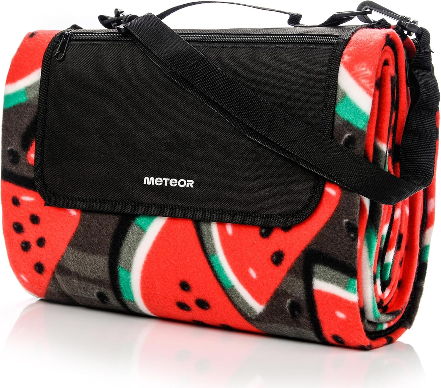 Meteor 180x200cm Picnic Blanket – Spacious Waterproof Outdoor Mat for 2-4 People – Foldable Lightweight Picnic Rug with Carry Strap