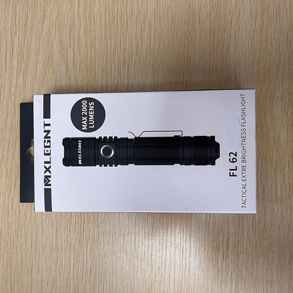 Handheld Tactical Flashlight - 2000 Lumen Super Bright Tactical Torch 5 Light Modes IPX7 Waterproof Powerful Flashlights for Outdoor Camping Hiking Emergency