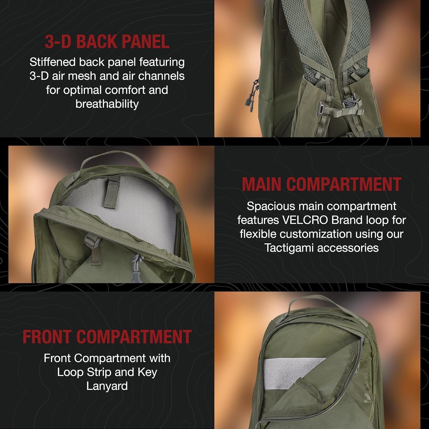 Vertx Long Walks Pack 28L Tactical Backpack Concealed Carry EDC Gear Bag for CCW, Travel, Work, Hiking, Outdoors