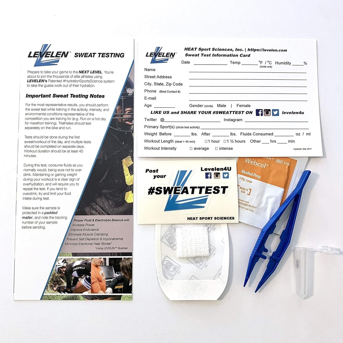 Athlete Sweat Testing & Electrolyte Analysis Kit