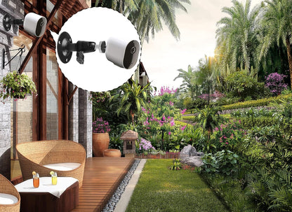 Security Wall Mount 3 Pcs for Oculus Sensor Arlo, Arlo Pro - Metal Camera Bracket Outdoor Indoor With 360 Rotation 1/4" Screw - CCTV Oculus Rift Mount