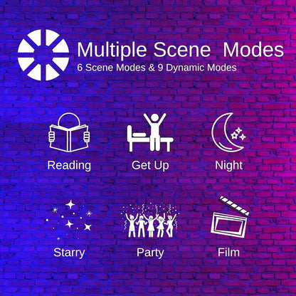 RS RGB Smart Light Bar, Bluetooth App Control Gaming Ambient Lights with 19 Scene Modes, 16 Million Colors, USB Powered LED Play Light Bar for PC, TV, Entertainment, Party