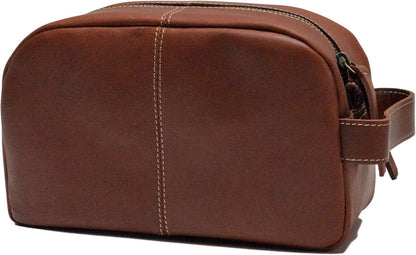 Timberland Men's Leather Toiletry Bag Travel Kit Accessory