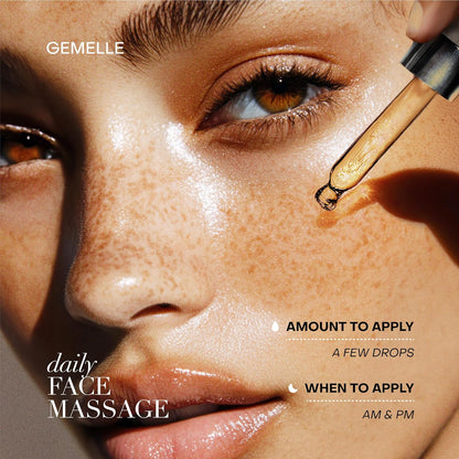 GEMELLE Anti-Aging + Breast Massage Oil | Moisturize, Repair & Protect, Circulation, Beauty & Wellness (30ml/30ml) - Starter Duo